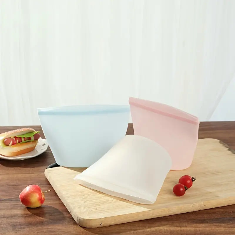 Reusable Silicone Food Storage Bags - BPA Free (1pc)