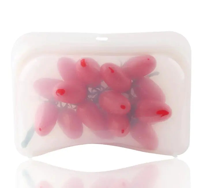 Eco-Friendly Silicone Food Storage Bags - Large Capacity
