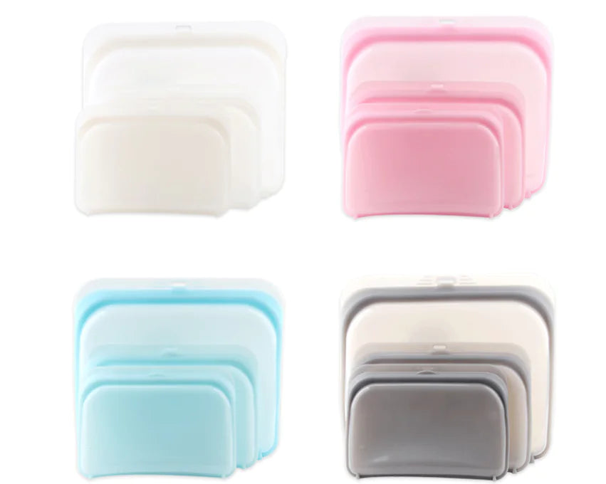 Eco-Friendly Silicone Food Storage Bags - Large Capacity